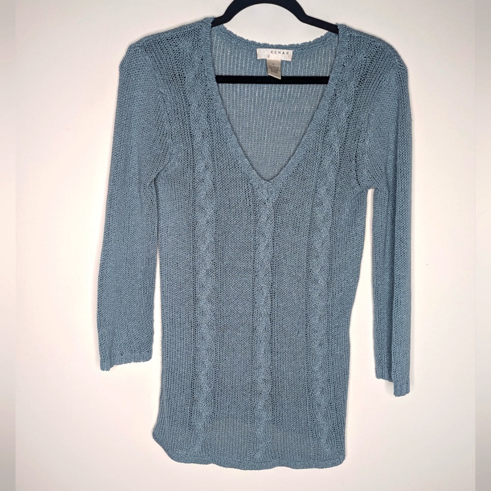 Kenar Light Blue Sweater Large